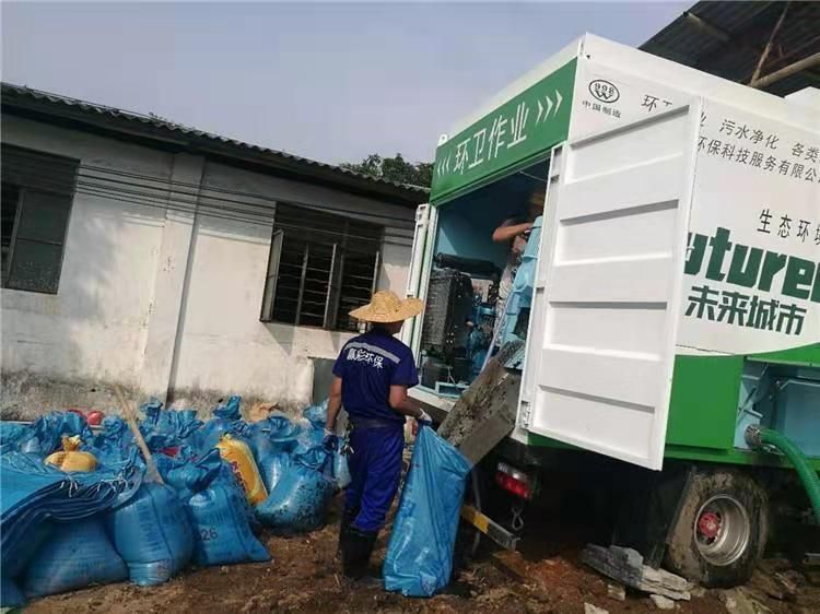 青铜峡工业污泥压干处理